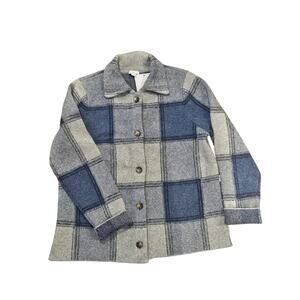 J.jill button down cardigan jacket womens medium wool country Farmhouse granny